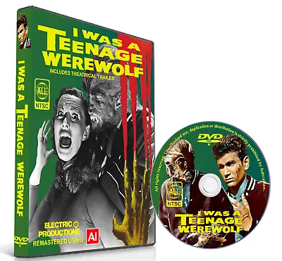 I WAS A TEENAGE WEREWOLF  / 1957 - Michael Landon - Yvonne Lime - Whit Bissell   • $10.99