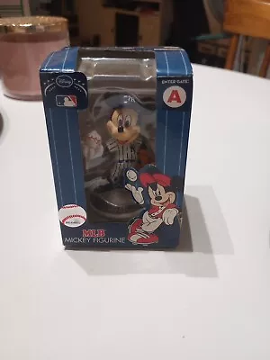 Mickey Mouse Baseball Yankees. Forever Collectibles Figurine. Disney • $45