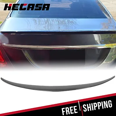 Rear Trunk Spoiler Lip For 2015-21 Mercedes W205 C200 C300 Gloss Black AMG Style • $52.90