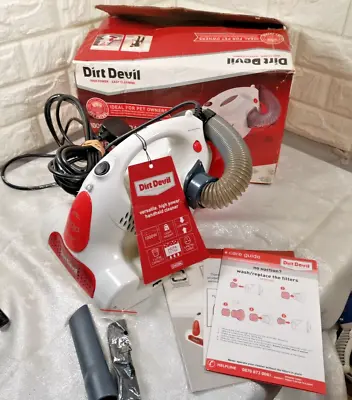 £45.99 • Buy Boxed Dirt Devil Handy Cyclonic 1000w Compact Vacuum Cleaner Hand Held Hoover