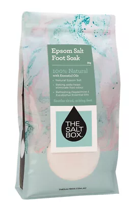 The Salt Box 100% Natural Epsom Foot Soak Bath Salts 3kg • $49.95