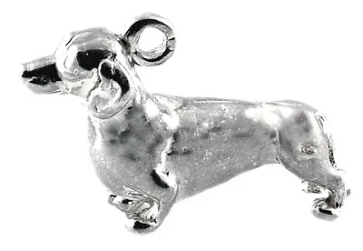 Sterling Silver Dachshund Dog Charm    • $16.02