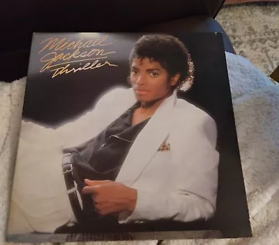 Vintage Michael Jackson Thriller 1982 LP Vinyl Record Epic Records • $15