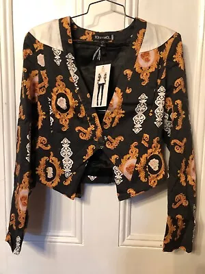 Toi Et Moi Casser Cropped Jacket Size 8 New Rrp $120 • $31.10