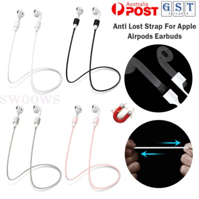 $6.81 • Buy Anti Lost Strap String Rope Silicone Holder Cable Cord For Airpods Earbuds