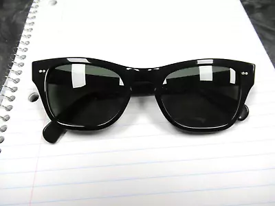 Ray Ban B&L USA 52mm Black Laramie Early Wayfarer Style Sunglasses Nice! • $103.50