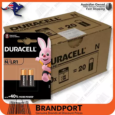 20x Duracell N MN91 LR1 E90 1.5V Alkaline Battery Genuine ✅EXP.2028✅AU Stock✅ • $69.95