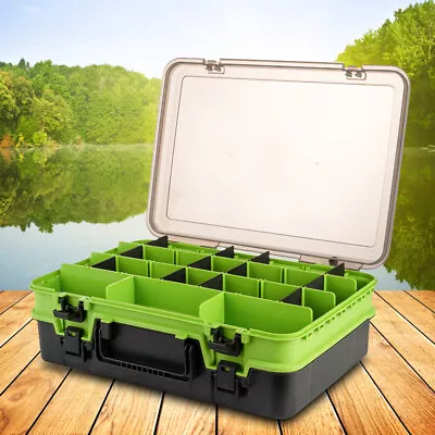 Fishing Bait Box Detachable Fishing Toolbox Lightweight Fishing Gear Accessories • $35.99