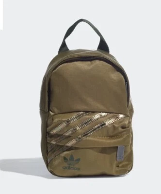 $45 • Buy Adidas Mini Backpack WildMoss/WildPine 15 Cm X 22 Cm X 9 Cm