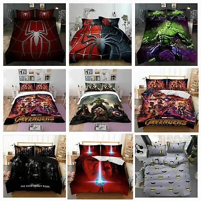 Hulk Superhero Marvel Duvet Cover Bedding Set Pillowcase Single Double King Size • £24.99