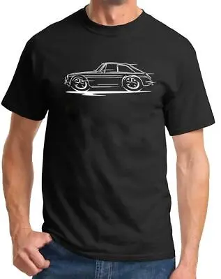 MG MGB Hardtop Sports Car Redline Design Classic Tshirt NEW • $20