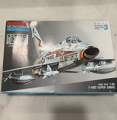 Monogram 1/48  High Tech  North American F-100D Super Sabre With Rare Decal • $28.50