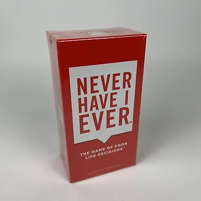 Never Have I Ever A Fun Party Card Game Ages 17+ Game Of Poor Life Decisions • $16.86