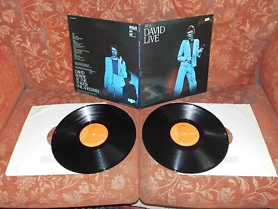 David Bowie David Live 1974 Complete UK 2LP RCA Victor APL2 0771 • £10.99