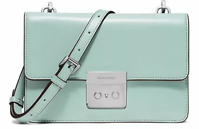 Nwt Michael Kors  Celadon  Sloan Small Gusset Leather  Convertible Cross Body • $100