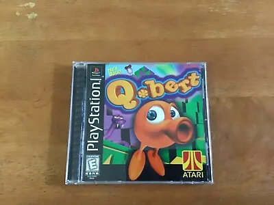 Qbert (Sony PlayStation 1 PS1) Complete With Manual Black Label CIB 1999 • $8.99