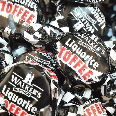 Walkers Liquorice Toffees Traditional Wholesale Pick N Mix RETRO SWEETS & CANDY • £5.25