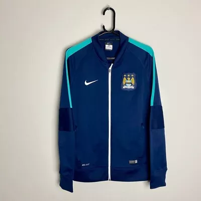 Manchester City Nike Navy Track Jacket 2013/14 (M) • £39.99