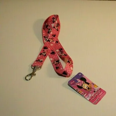 Disney Minnie Mouse Lanyard Pink 18 Inch  NEW • $5.95
