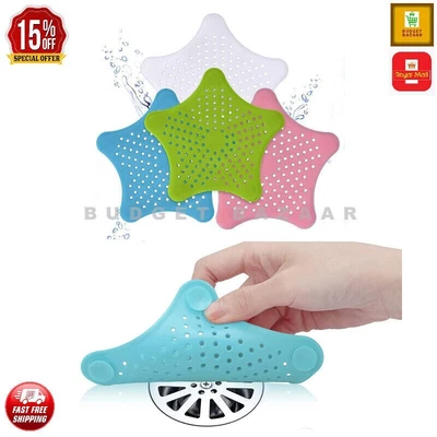 £1.69 • Buy Bathroom Drain Hair Trap Catcher Shower Stopper Plug Sink Strainer Filter Bath