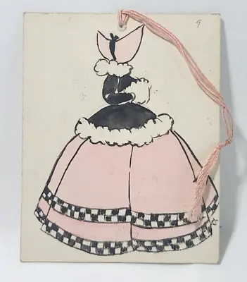Antique VTG Art School Society Dance Card 1930s Girls Etiquette Cottagecore • $16.99