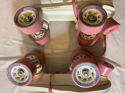 Roller Skates White Pink Wheels Kids - With Tags In Great Condition • $10