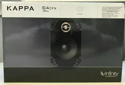 Infinity KAPPA64CFX 360 Watt 4  X 6  Kappa Series 2-Way Coaxial Car Speakers NEW • $94.99