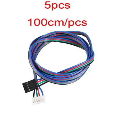 5x 4Pin Stepper Motor Cable XH2.54 Terminal Wire Connector For 3D Printer Nema17 • £5.77