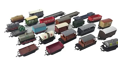 Collection Of Oo Gauge Triang Hornby Mainline Model Railway Wagons Rolling Stock • £15
