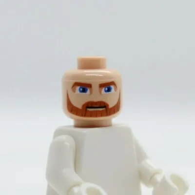 HEAD - Orange Beard Obi-Wan Kenobi 9525 7676 Star Wars LEGO® Minifigure Part • $5.40