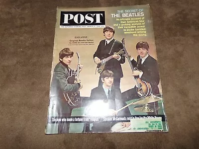 Fabulous Vintage Post Magazine The Secret Of The Beatles March 21 1964 - LOOK!!! • $19.99