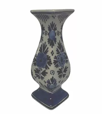 Vintage Royal Delft Blue Hand Painted Holland Flower Vase 4.5 Inches • $49.99