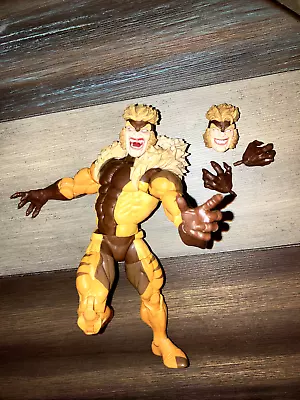 Marvel Legends X-MEN WOLVERINE 50th SABRETOOTH 6  Figure Loose Complete No Logan • $57.99