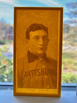 Lithophane Of T206 Honus Wagner  Card • $20