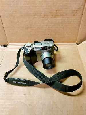 Olympus CAMEDIA C-2040 Zoom 2.1MP Digital Camera Black & Metallic Silver Tested • $28.98