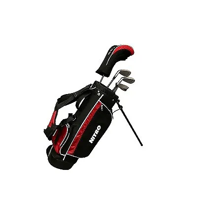 Nitro Golf Blaster Junior's 6pc Golf Set - Black/Red • $41.99