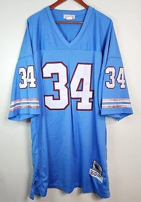 Earl Campbell Mitchell & Ness Throwbacks Authentics NFL Jersey #34 Sz 58 32 ×40  • $120