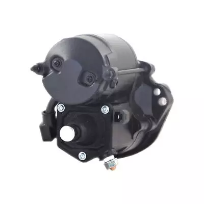 New Black Push Button Starter Motor Fits Harley Davidson Flstf Fat Boy Flstfi • $203.96