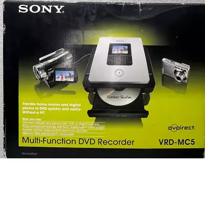 Sony  DVDirect VRD-MC5 Multi Function VHS TO DVD Recorder  NEW TESTED OPEN BOX • $268.94