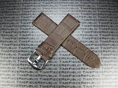 22mm Brown Leather Strap Band Watch Band Timewalker MONT BLANC MONTBLANC 22 II • $39.95