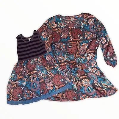 Matilda Jane You & Me Vintage Women's Blouse & Girl's Dress Matching Set • $50