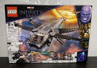 LEGO 76186 Marvel - The Infinity Saga: Black Panther Dragon Flyer. New Sealed ✔️ • £16.99