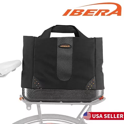 IBERA Insulated Bike Cooler Bag Rear Rack Removable Bag Liner 2in1 Quick-Release • $63.99