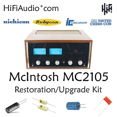 McIntosh MC2105 Amp Amplifier Rebuild Restoration Recap Service Kit Fix Repair • $195