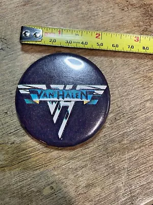 Vintage 1980's VAN HALEN Logo Pin Button Pinback Rock • $6