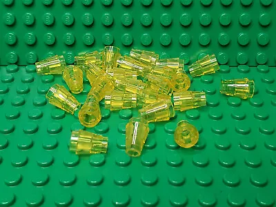 ** 25 CT LOT **  Lego NEW Trans Yellow 1 X 1 Round  Cone  Pieces   Lot Of 25 • $1.19