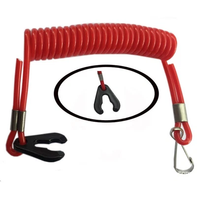 $7.73 • Buy Boat Motor Kill Stop Switch Safety Lanyard Clip For Yamaha Outboard Parts