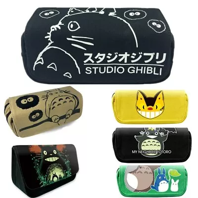 £9.58 • Buy Totoro My Neighbor No Face Man Pencil Case Student School Pen Zipper Bags Otaku