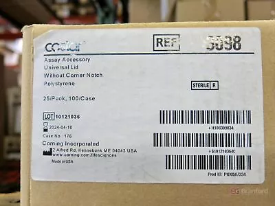 Corning Costar 3098 Polystyrene Universal Microplate Lid (Case Of 100) • $39.99