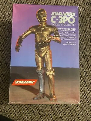 STAR WARS C-3PO 1/4 Scale Collector's Model Figure Kit By SCREAMIN Rare HTF • $99.99